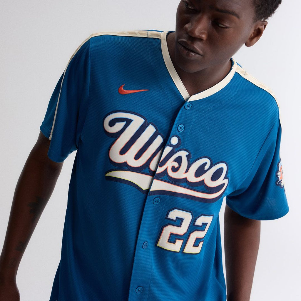 Milwaukee Brewers Christian Yelich 2026 City Connect Stadium Jersey | Mineral Blue