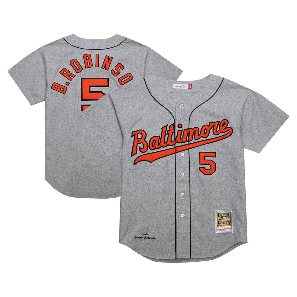 Baltimore Orioles Brooks Robinson Cooperstown 1966 Authentic Jersey | Gray