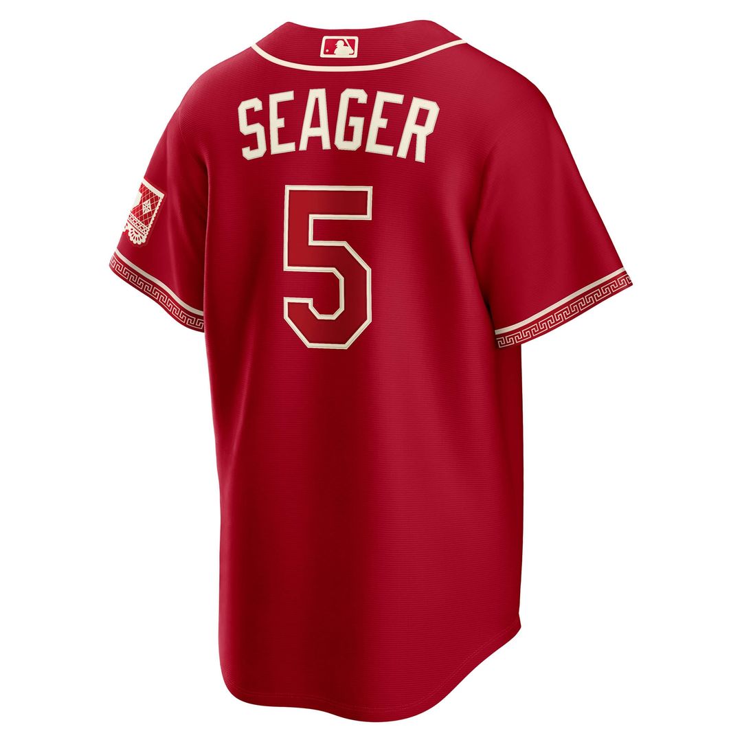 Texas Rangers Corey Seager 2026 City Connect Stadium Jersey | Red