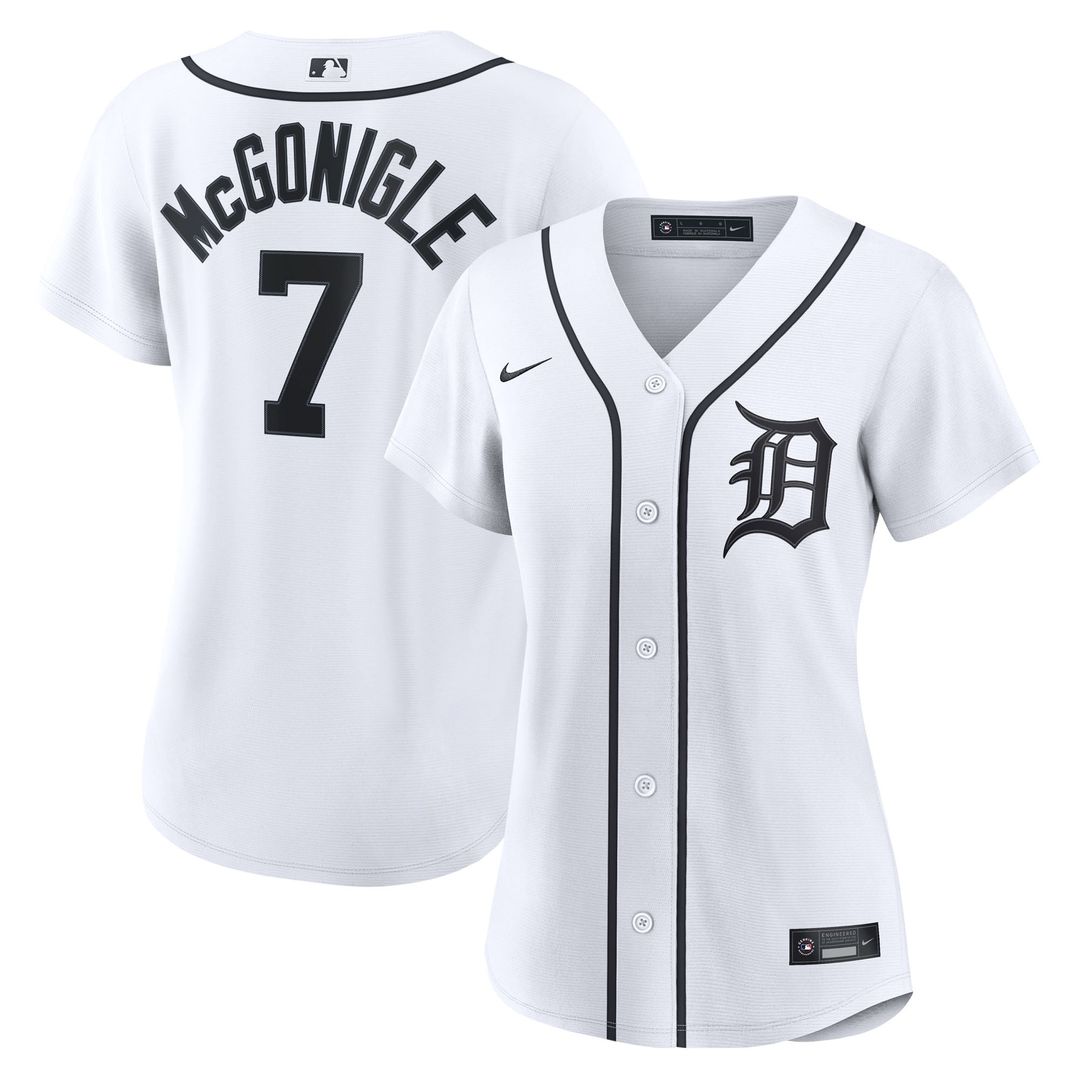 Detroit Tigers Kevin McGonigle Women's Home Replica Jersey | White