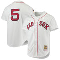 Boston Red Sox Nomar Garciaparra 1997 Cooperstown Authentic Jersey | White