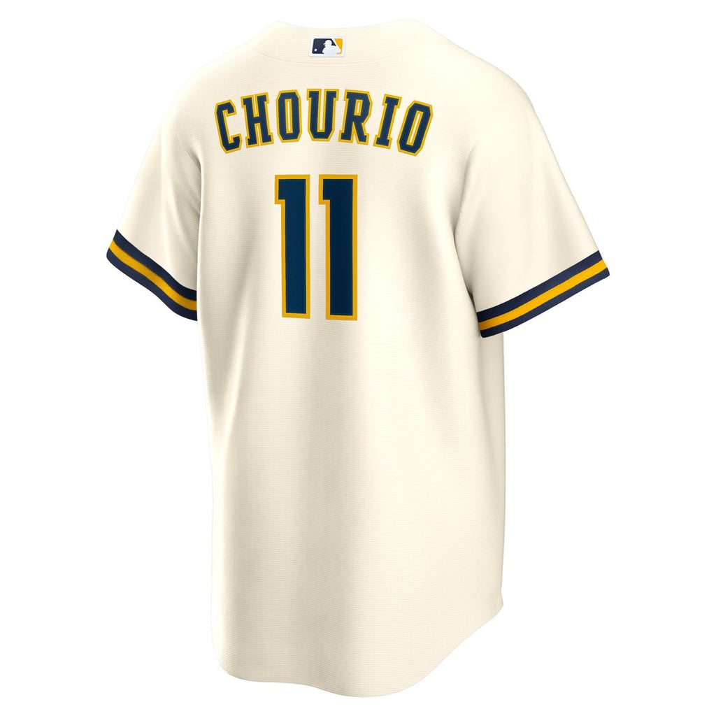 Milwaukee Brewers Jackson Chourio Home Replica Jersey | Cream