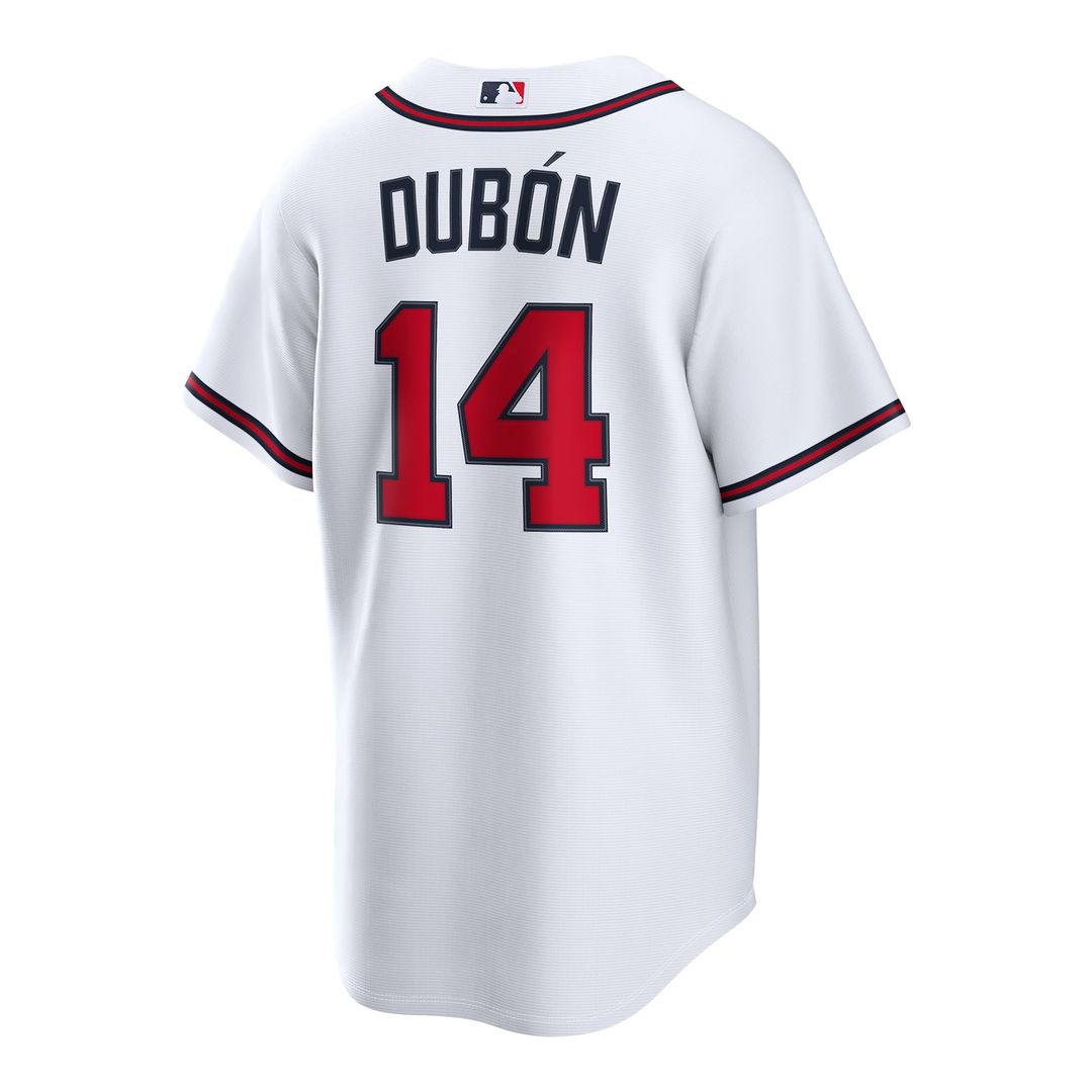 Atlanta Braves Mauricio Dubón Home Replica Jersey | White