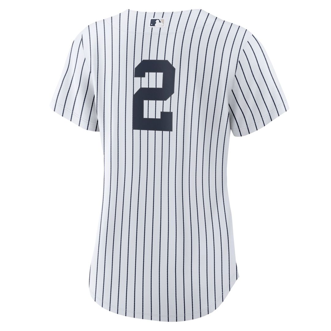 New York Yankees Derek Jeter Women's Home Replica Jersey | White/Navy