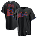 New York Mets Francisco Lindor Alternate Replica Jersey | Black