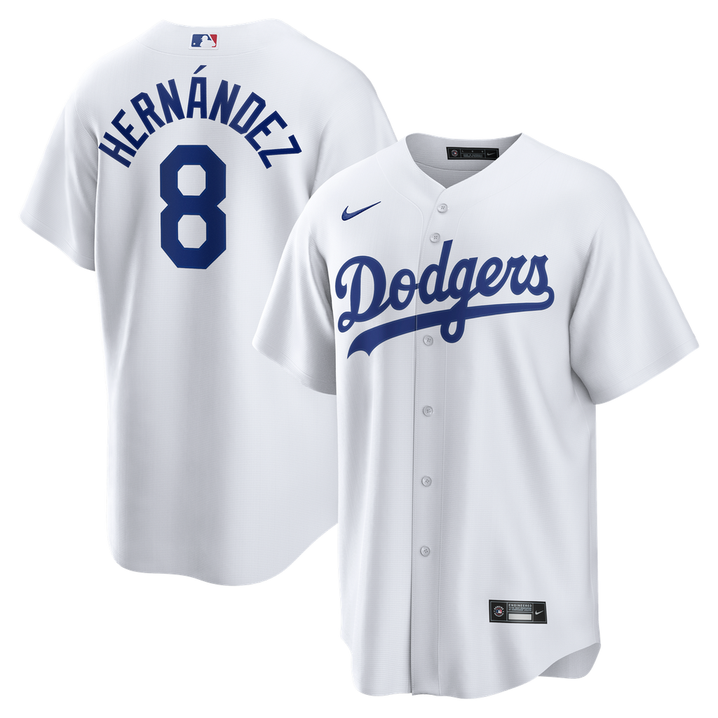 Los Angeles Dodgers Enrique Hernández Home Replica Jersey | White