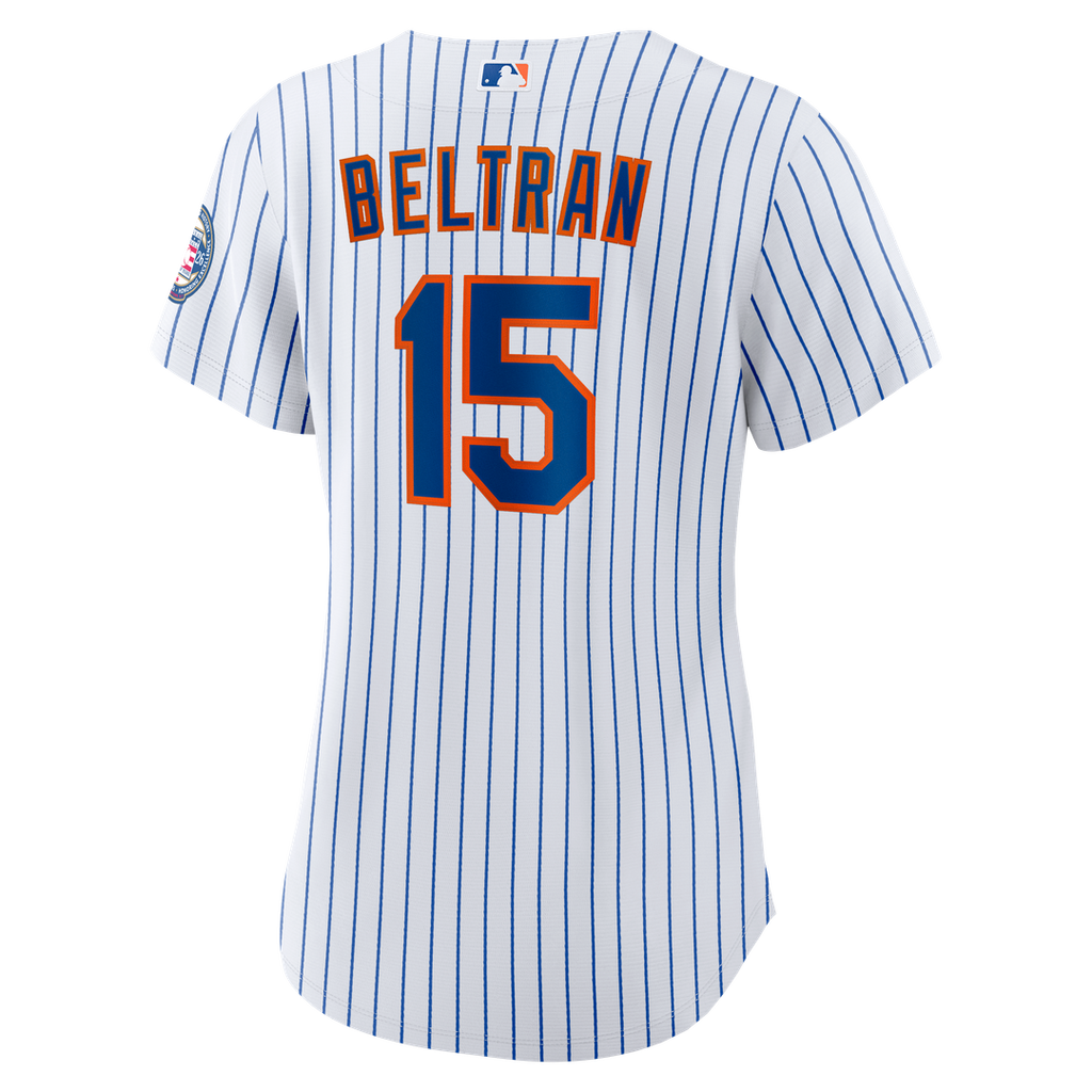 New York Mets Carlos Beltran Women's 2026 Baseball Hall of Fame Retired Replica Jersey | White