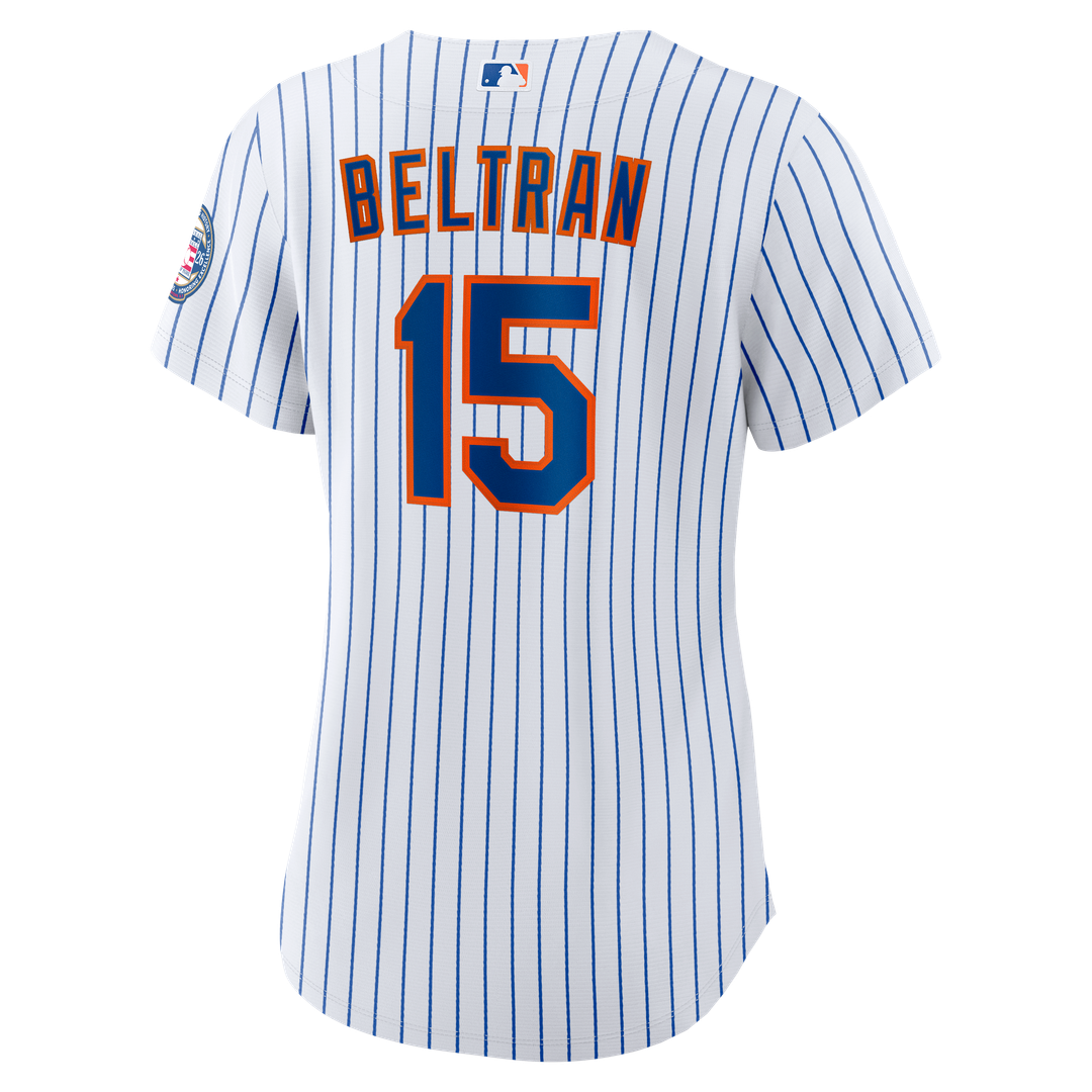 New York Mets Carlos Beltran Women's 2026 Baseball Hall of Fame Retired Replica Jersey | White