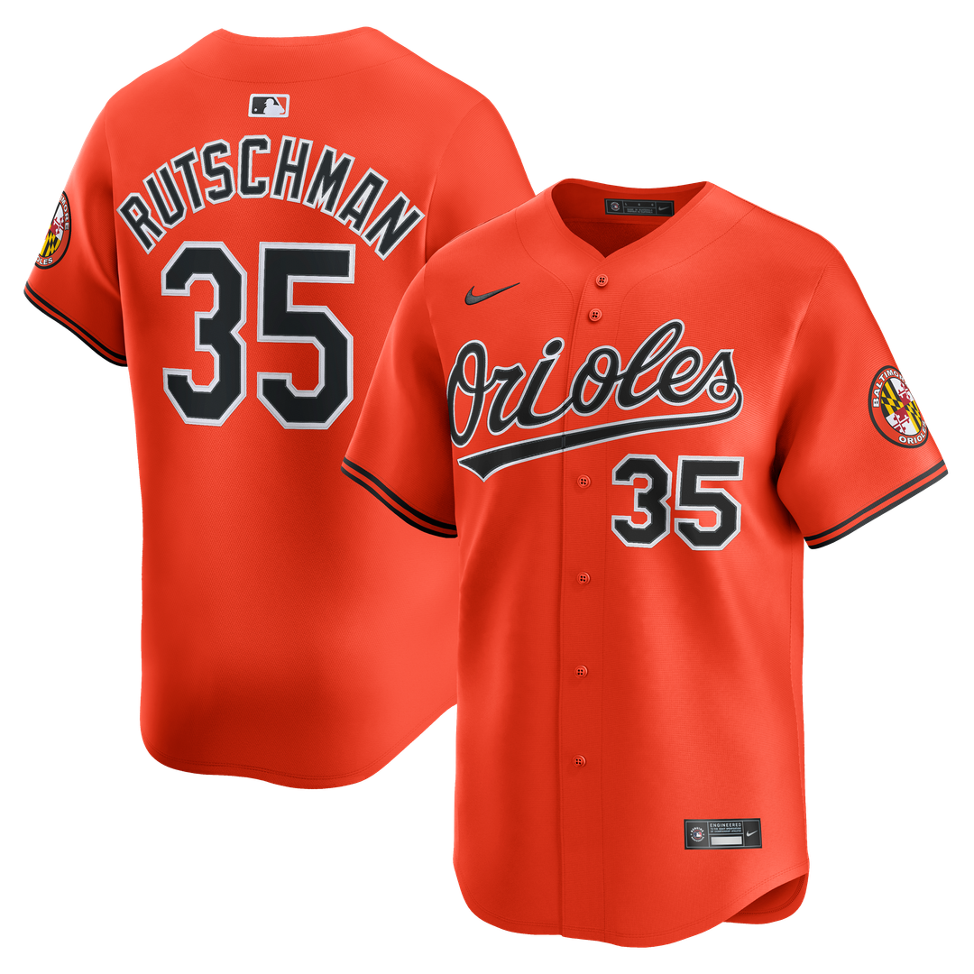 Baltimore Orioles Adley Rutschman 2nd Alternate Limited Jersey | Orange