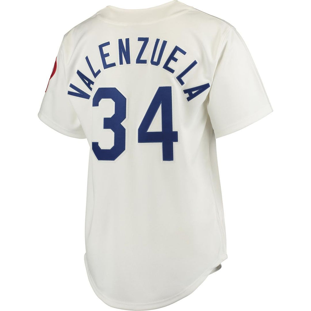 Los Angeles Dodgers Fernando Valenzuela Authentic Jersey | White