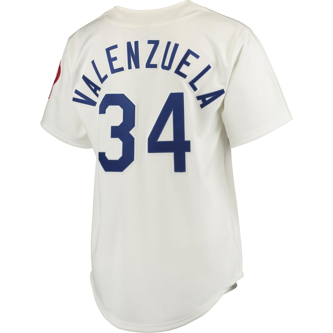 Los Angeles Dodgers Fernando Valenzuela Authentic Jersey | White