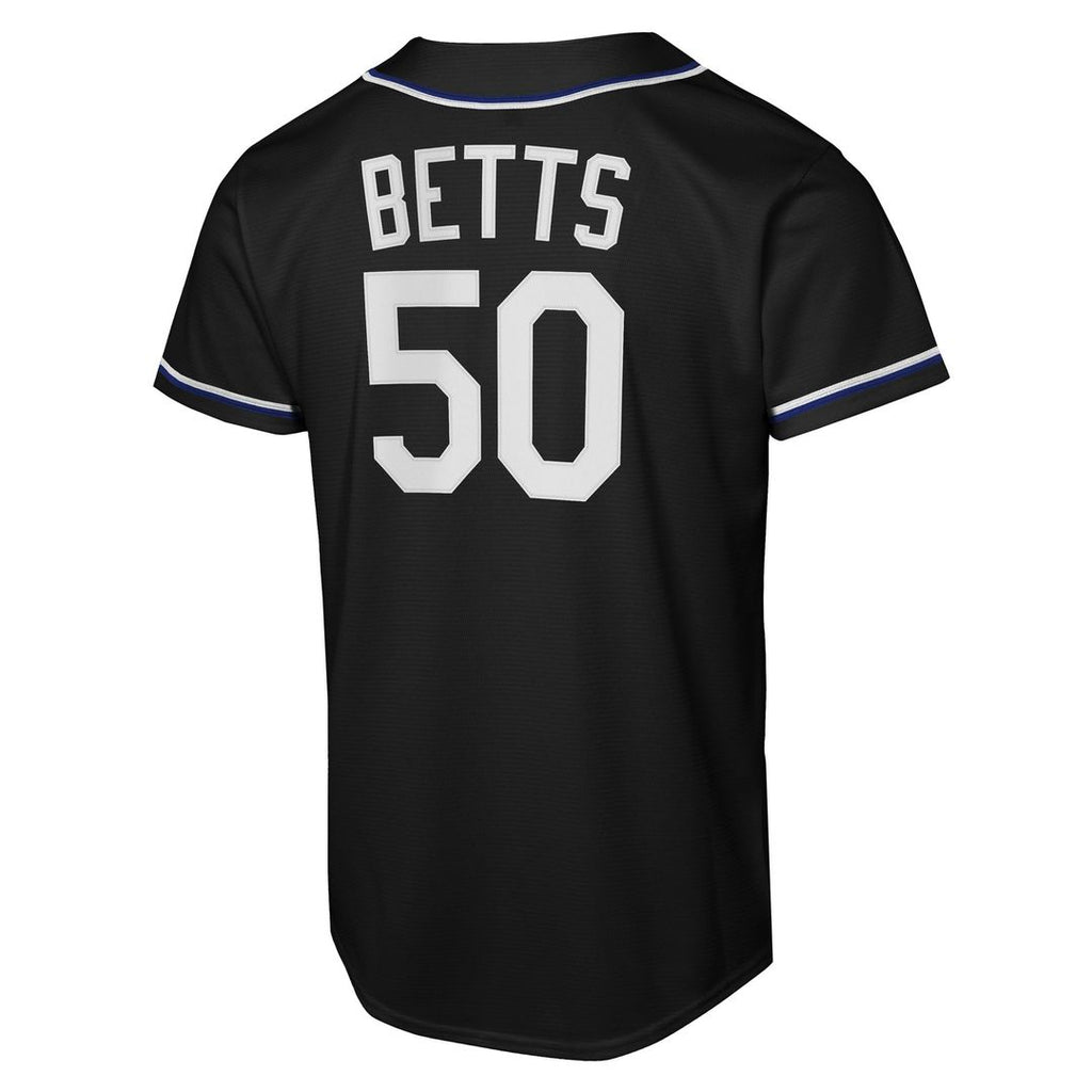 Los Angeles Dodgers Mookie Betts Youth Fashion Replica Jersey | Black