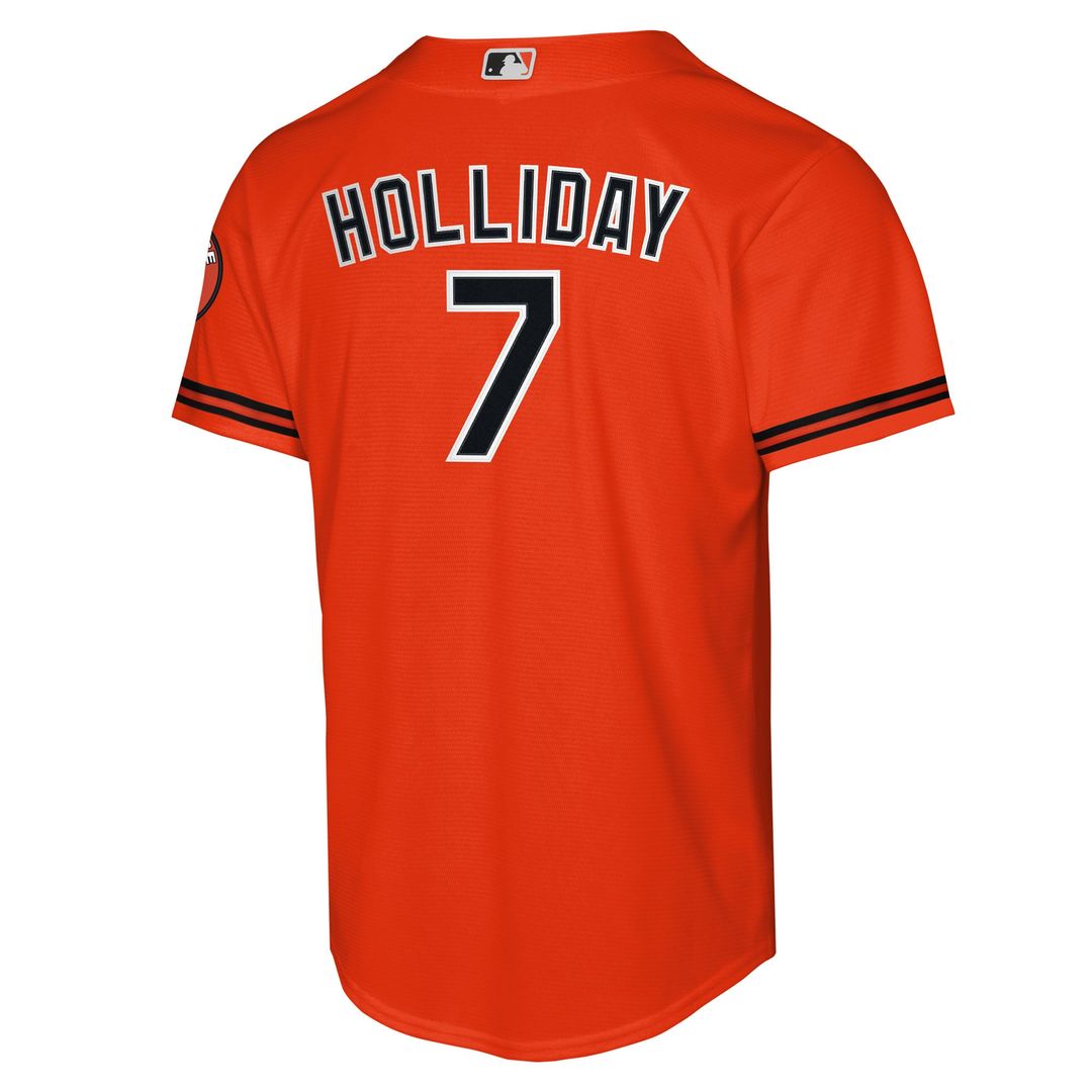 Baltimore Orioles Jackson Holliday Youth Alternate 2 Stadium Jersey | Orange