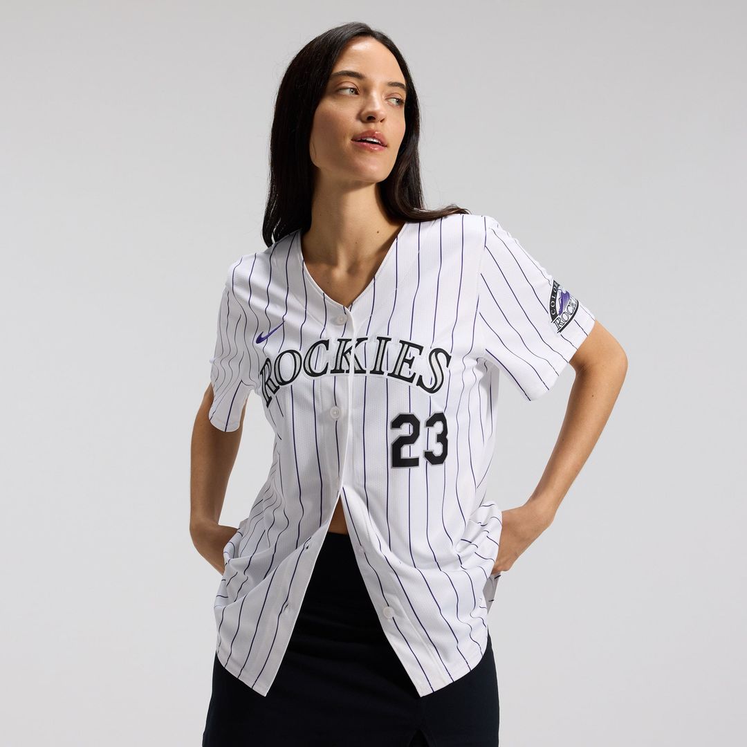 Colorado Rockies Kris Bryant Women's Home Limited Jersey | White