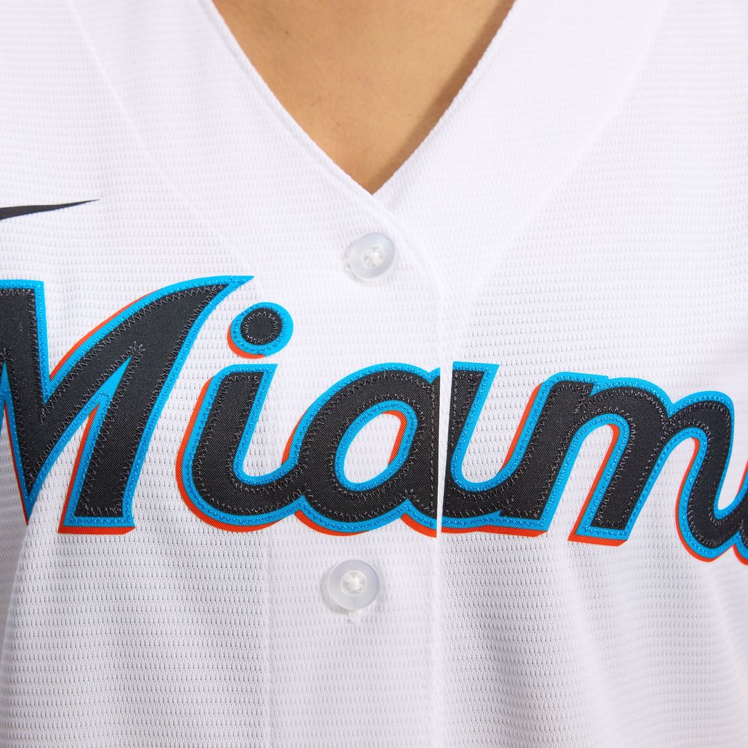 Miami Marlins Women's Replica Team Jersey | White