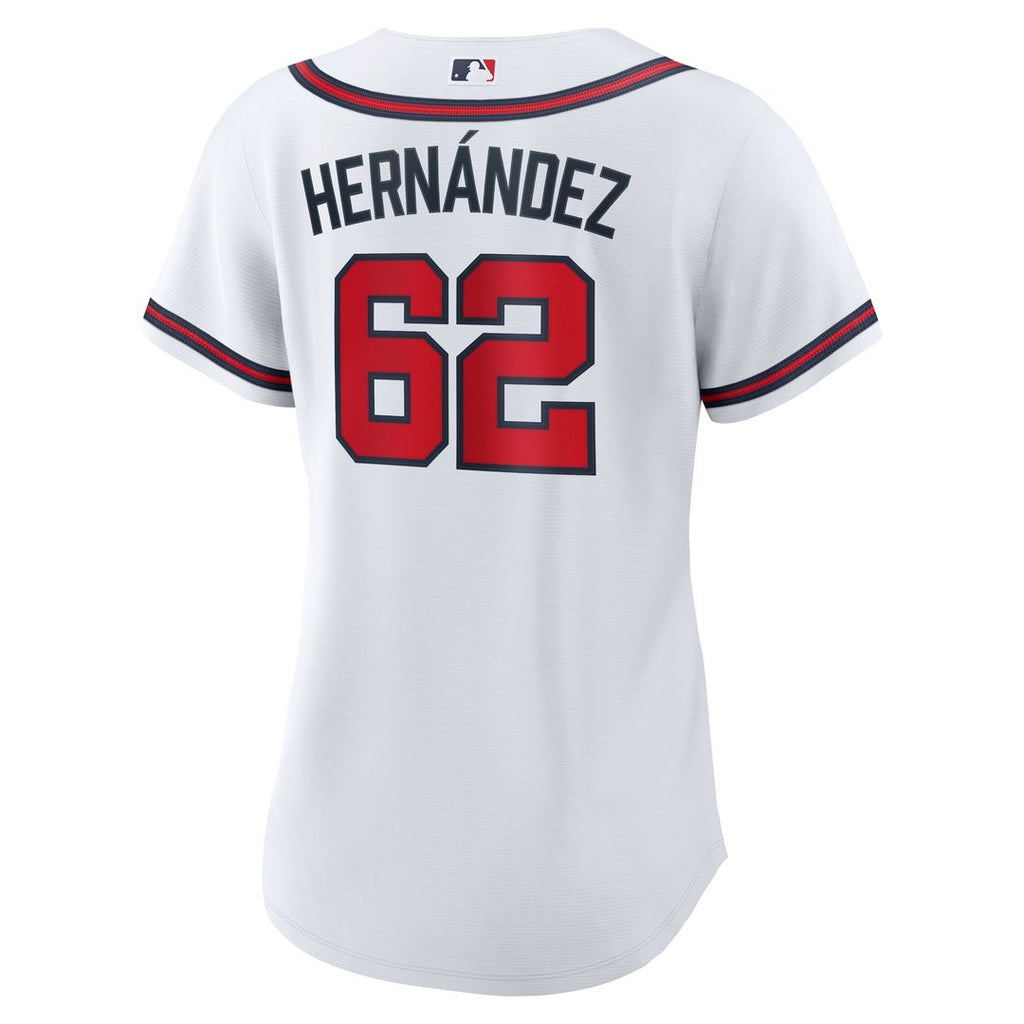 Atlanta Braves Daysbel Hernandez Women's Home Replica Jersey | White
