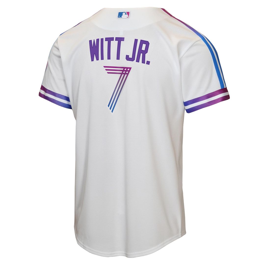 Kansas City Royals Bobby Witt Jr. Youth 2026 City Connect Stadium Jersey | White