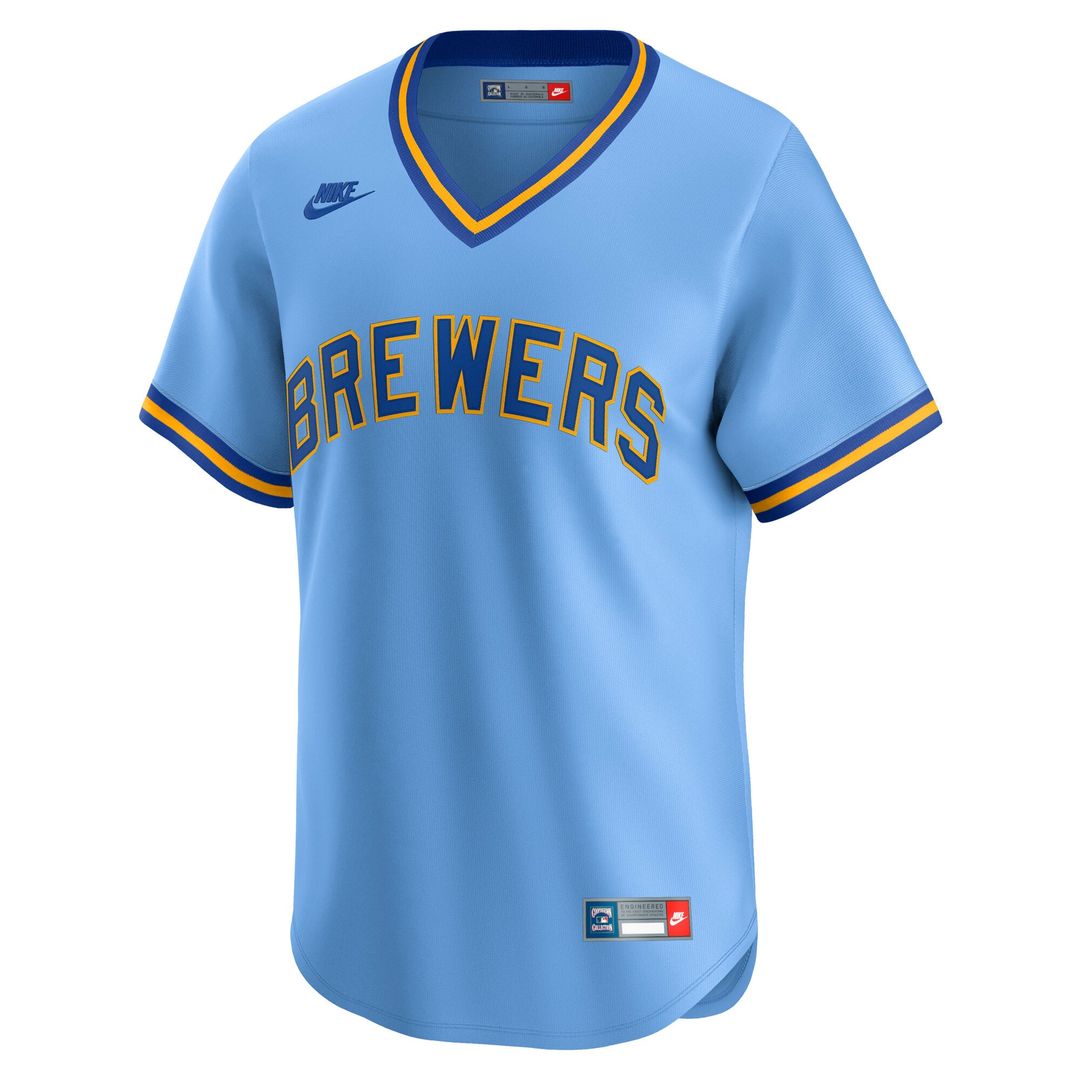 Milwaukee Brewers Cooperstown Limited Jersey | Light Blue