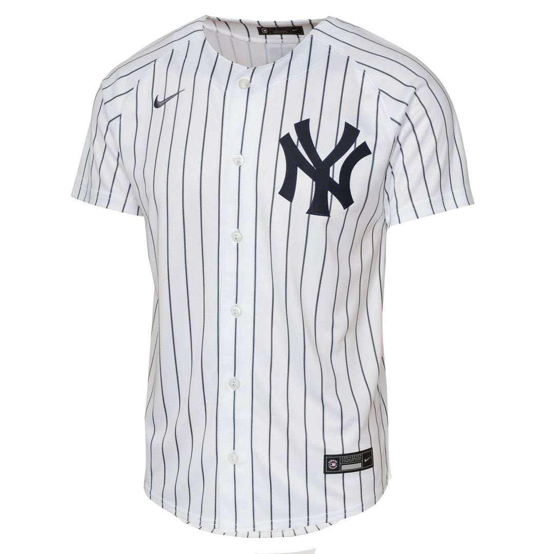 New York Yankees Giancarlo Stanton Youth Home Limited Jersey | White