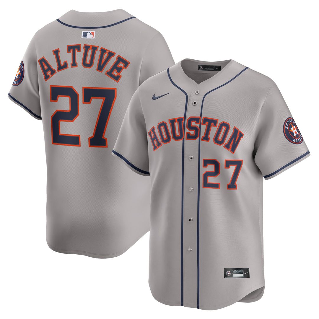 Houston Astros Jose Altuve Road Limited Jersey | Gray