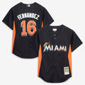 Miami Marlins Jose Fernandez Authentic Batting Practice Jersey | Black