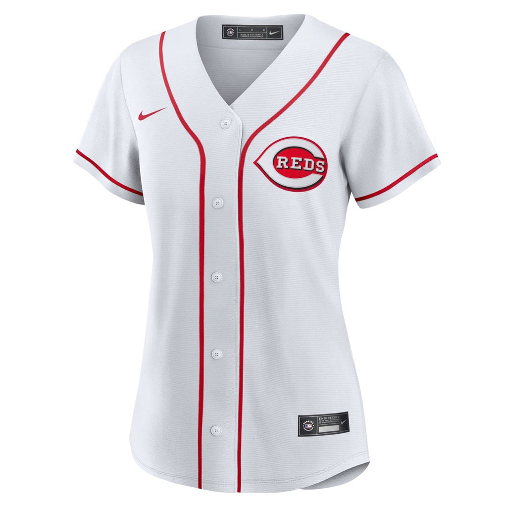 Cincinnati Reds Women's Home Replica Team Jersey | White