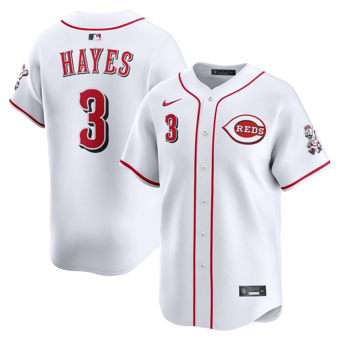 Cincinnati Reds Ke'Bryan Hayes Home Limited Jersey | White