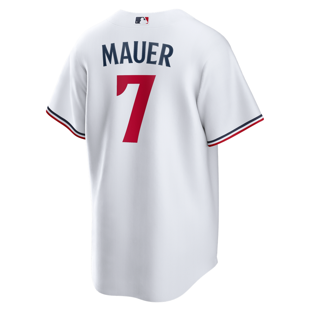 Minnesota Twins Joe Mauer Home Retired Replica Jersey | White