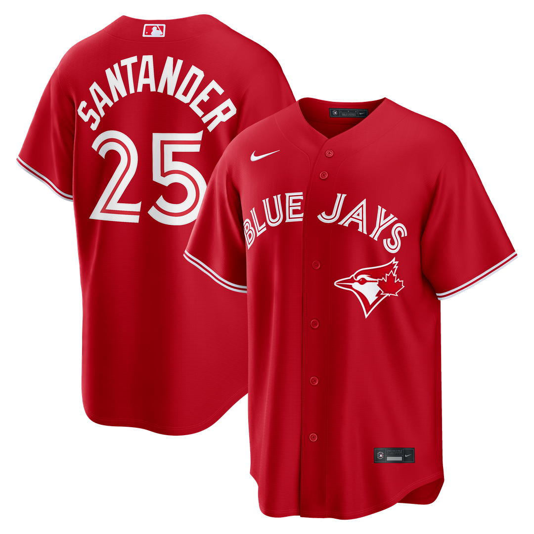 Toronto Blue Jays Anthony Santander Canada Day Replica Jersey | Red