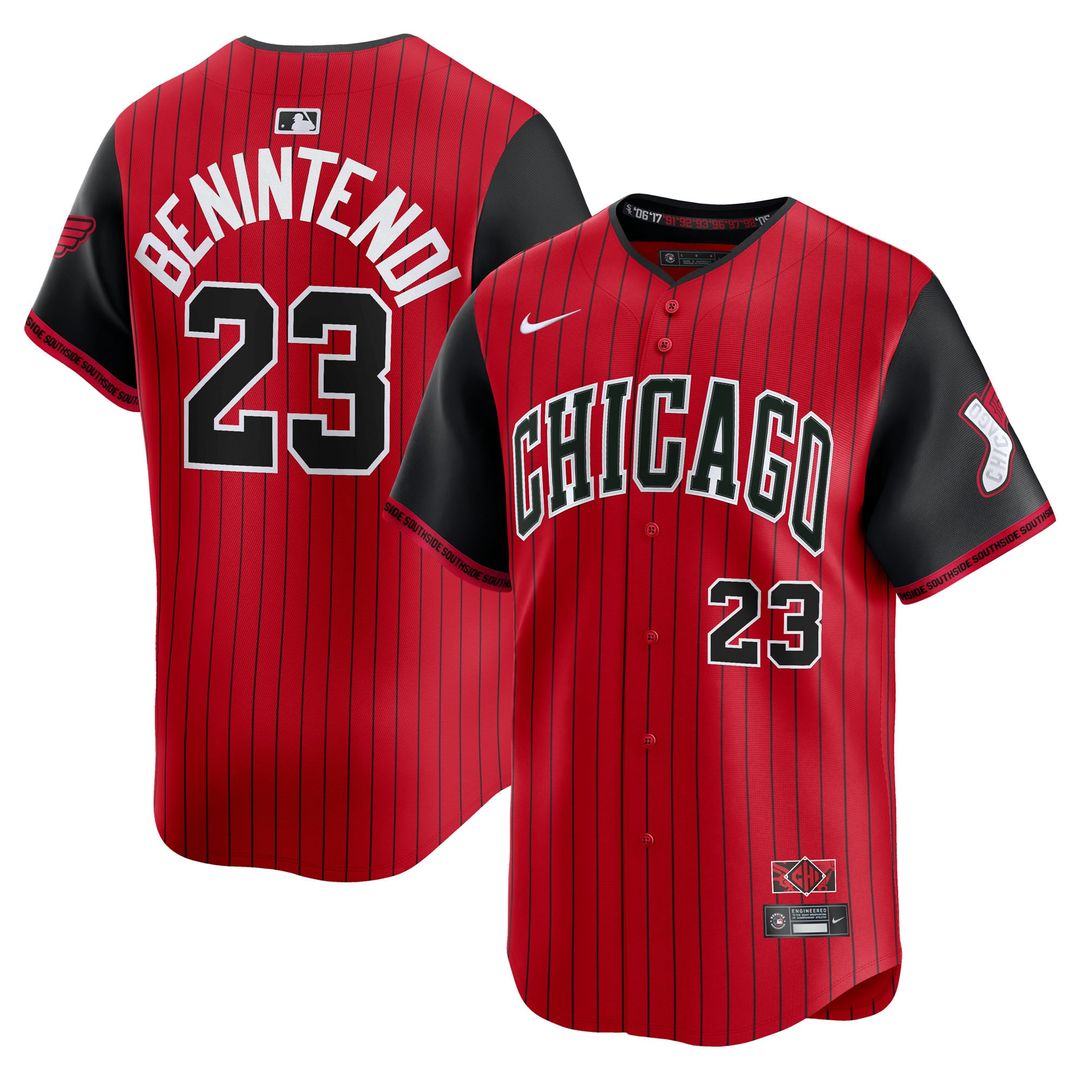 Chicago White Sox Andrew Benintendi 2025 City Connect Limited Jersey | Red/Black