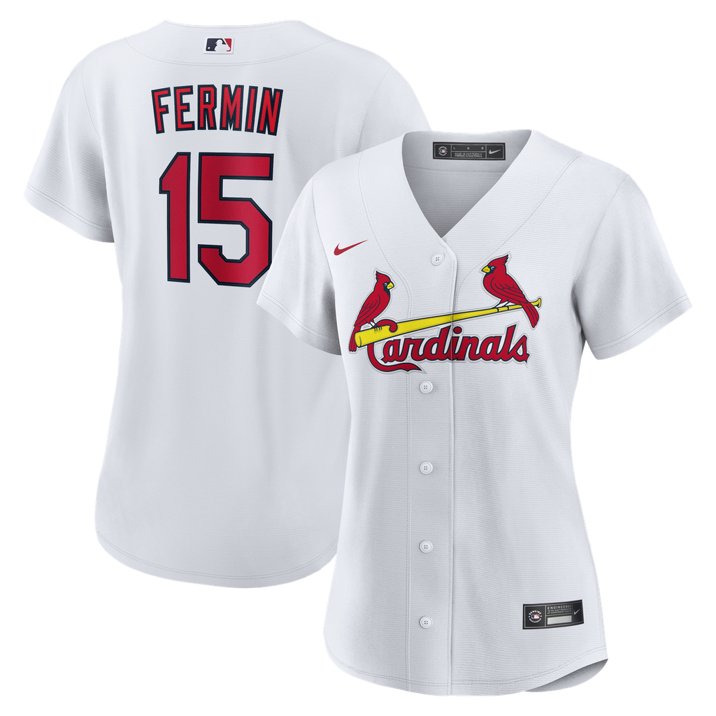St. Louis Cardinals José Fermín Women's Home Replica Jersey | White