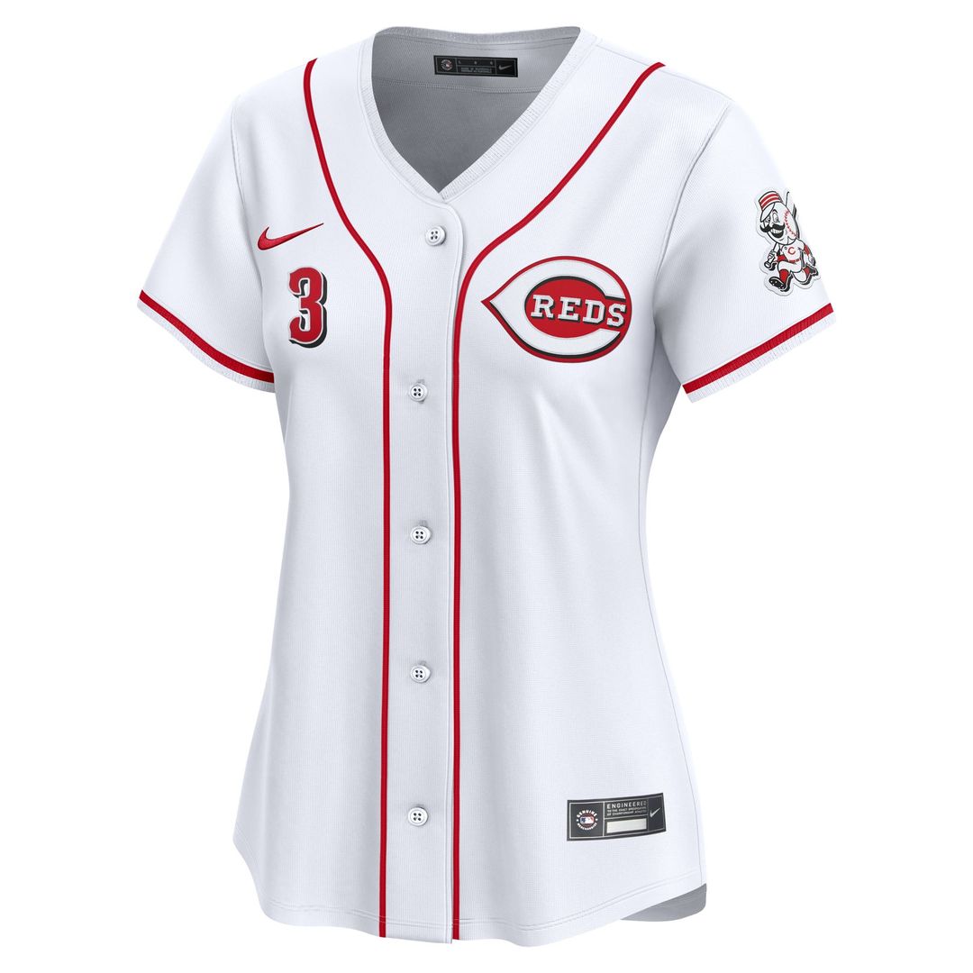 Cincinnati Reds Ke'Bryan Hayes Women's Home Limited Jersey | White