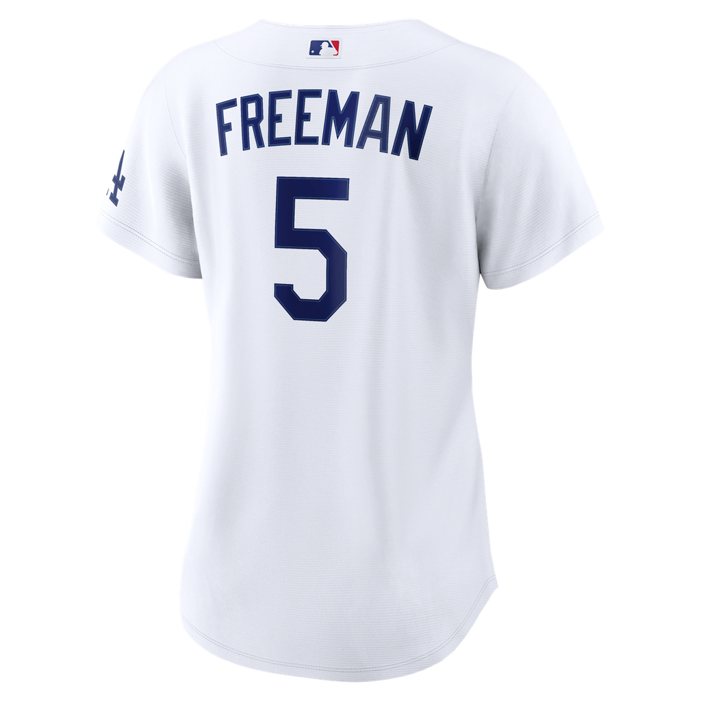 Los Angeles Dodgers Freddie Freeman Women's Home Stadium Jersey | White