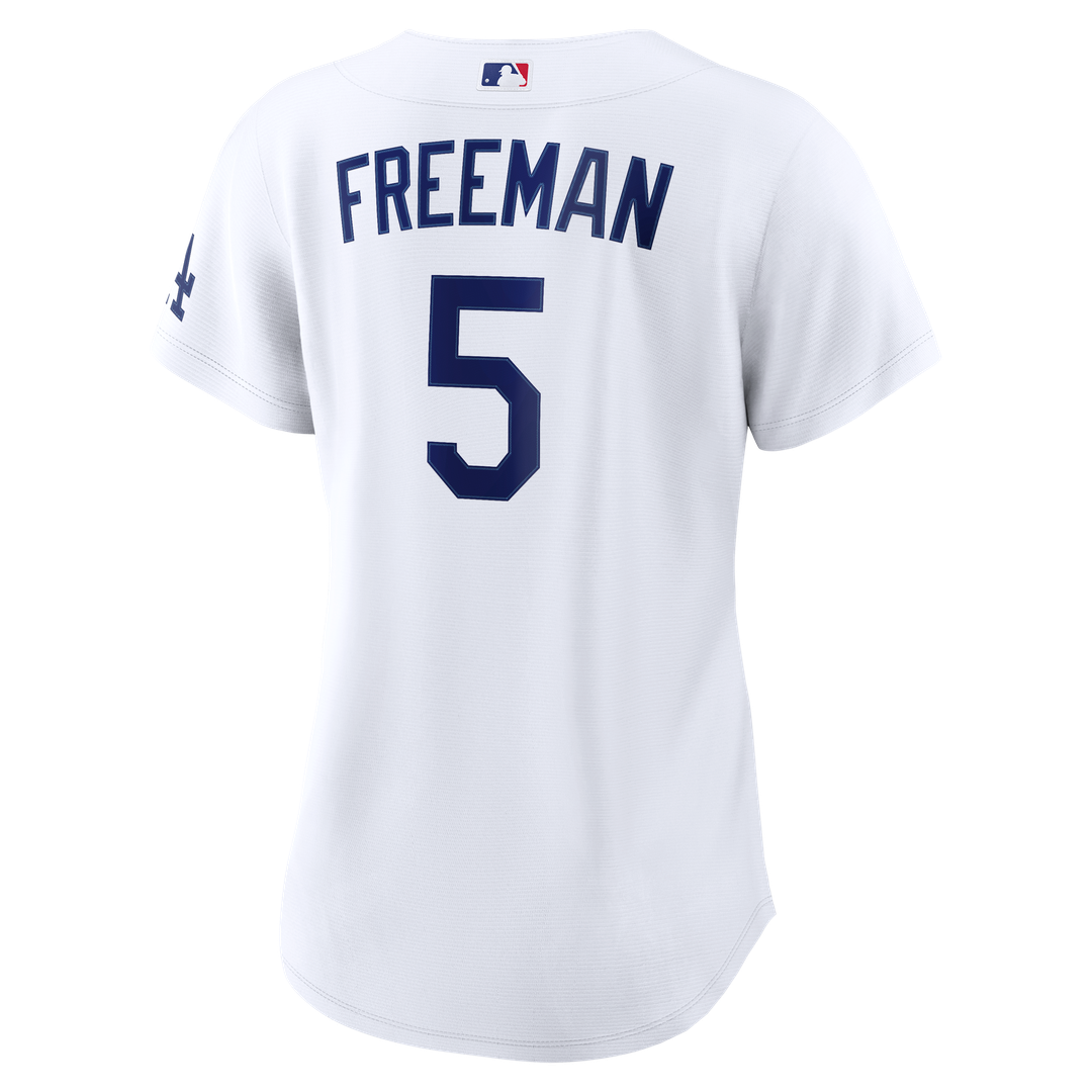 Los Angeles Dodgers Freddie Freeman Women's Home Stadium Jersey | White
