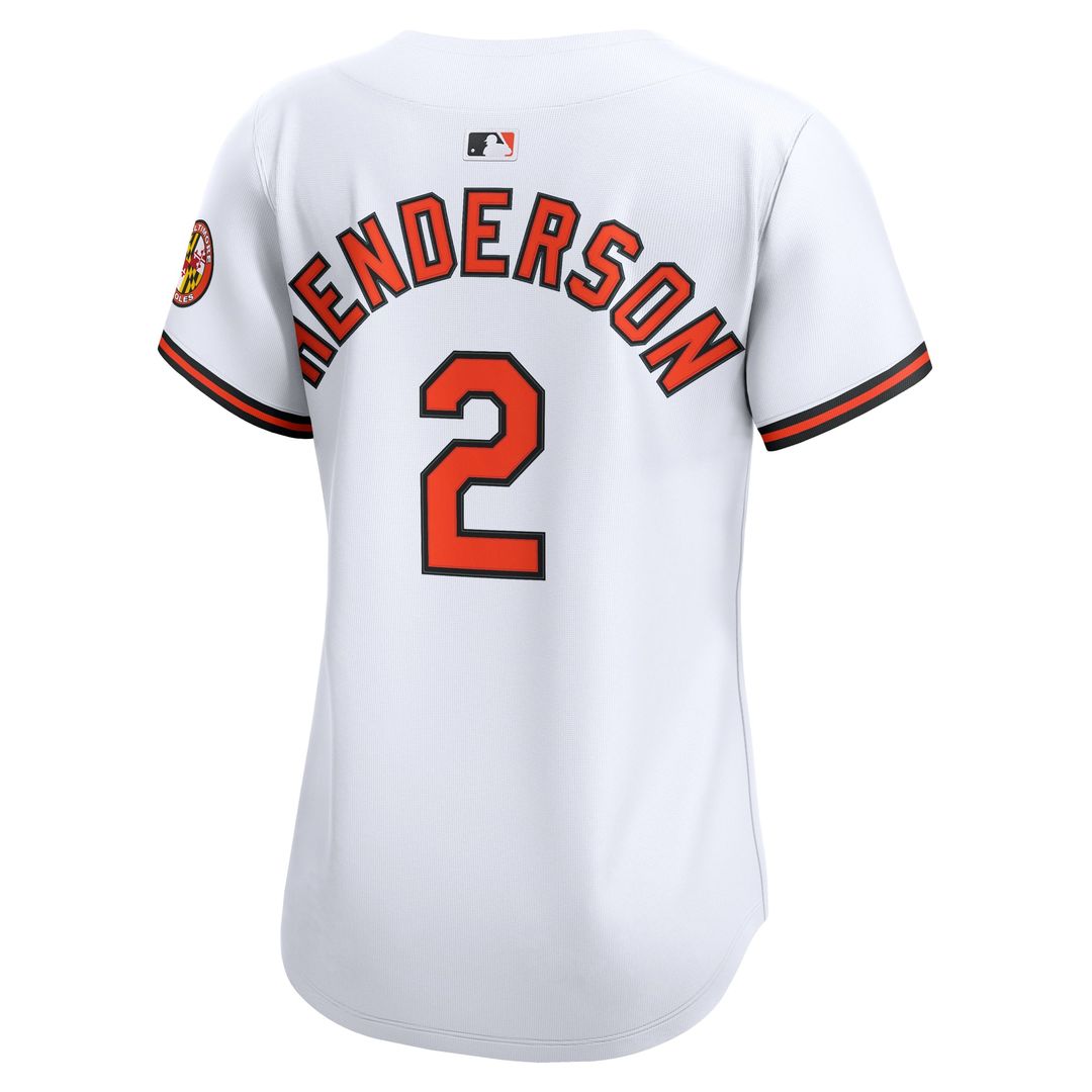 Baltimore Orioles Gunnar Henderson Women's Home Limited Jersey | White