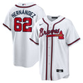 Atlanta Braves Daysbel Hernandez Home Replica Jersey | White