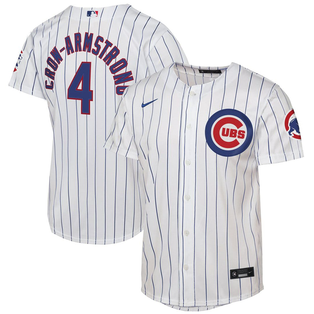 Chicago Cubs Pete Crow - Armstrong Youth Home Stadium Jersey | White