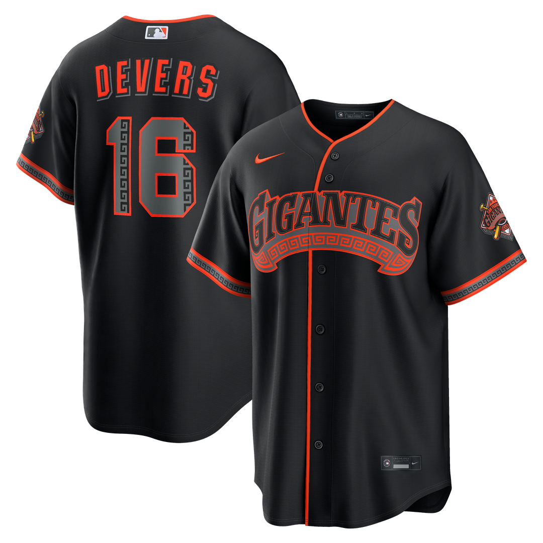 San Francisco Giants Rafael Devers Alternate Stadium Jersey | Black