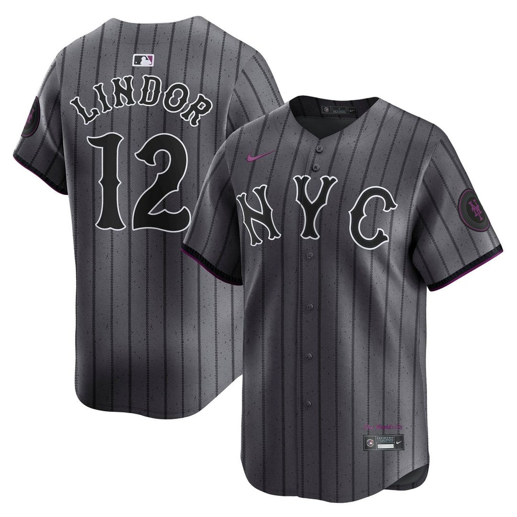 New York Mets Francisco Lindor City Connect Limited Jersey | Gray
