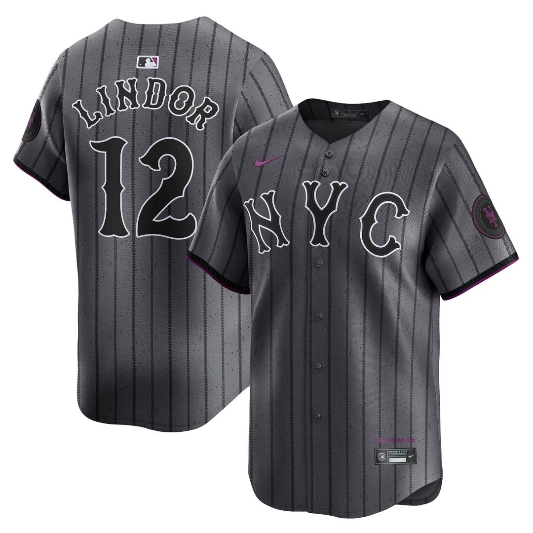 New York Mets Francisco Lindor City Connect Limited Jersey | Gray