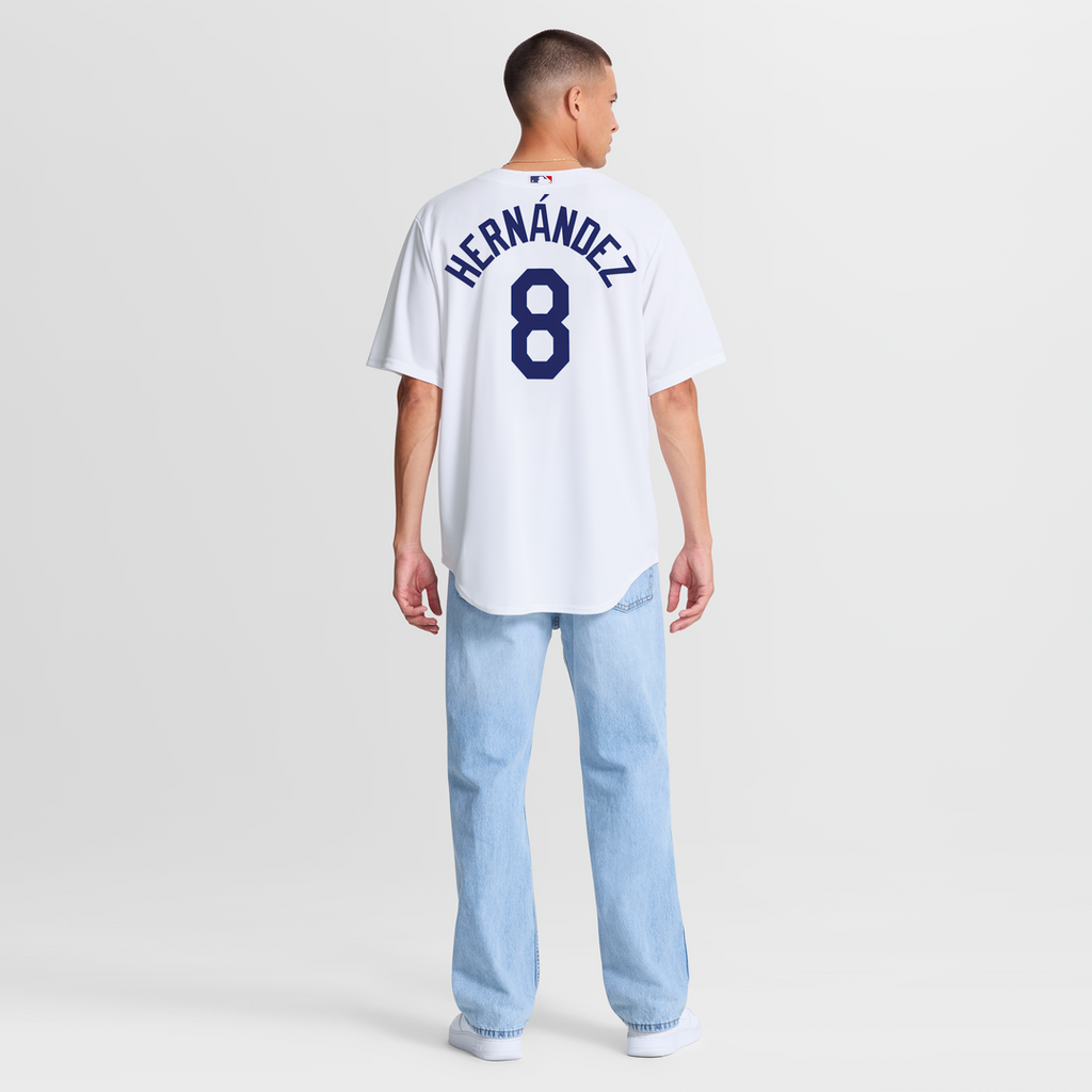 Los Angeles Dodgers Enrique Hernández Home Replica Jersey | White