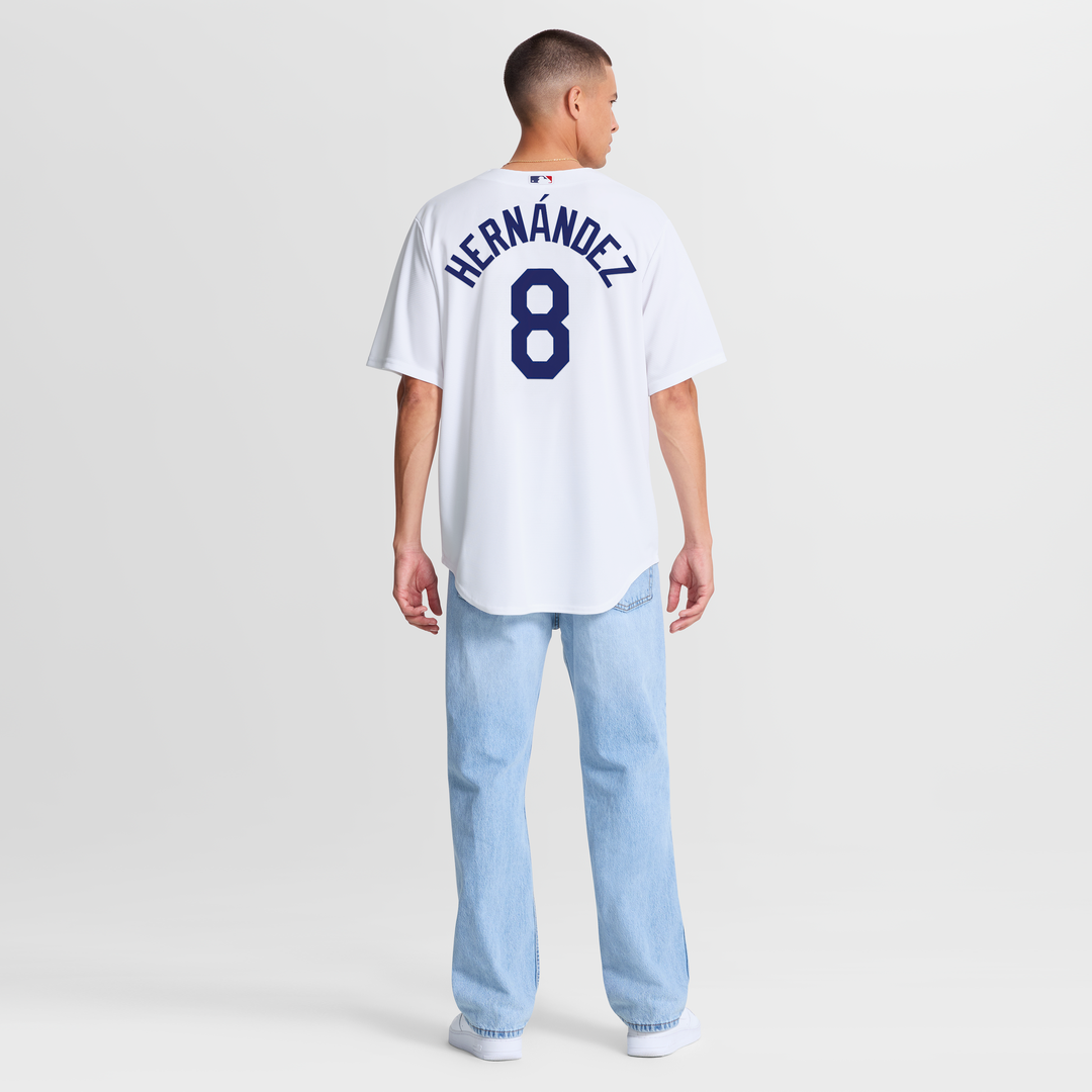 Los Angeles Dodgers Enrique Hernández Home Replica Jersey | White