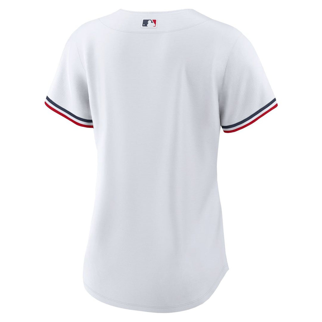 Minnesota Twins Women's Home Replica Team Logo Jersey | White