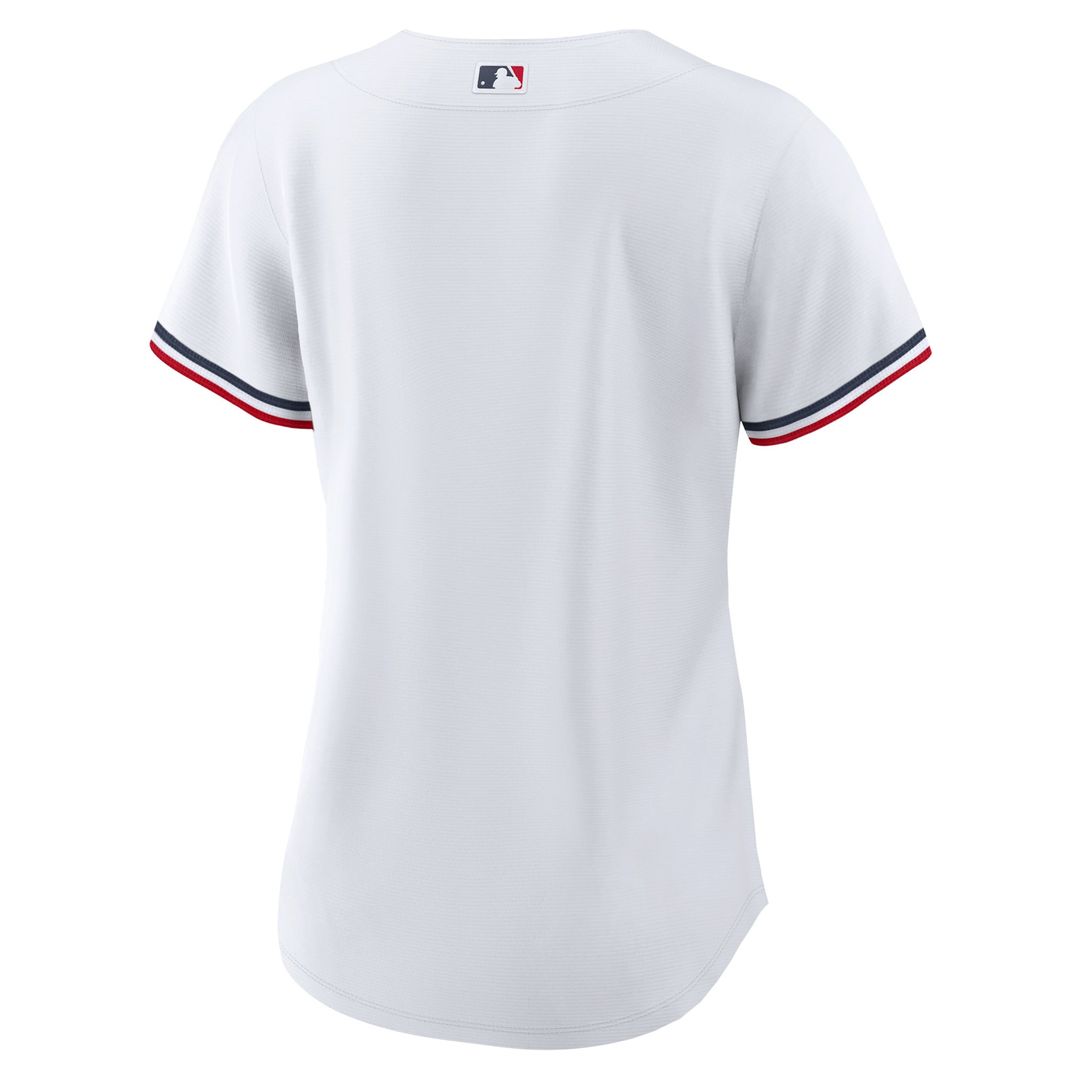 Minnesota Twins Women's Home Replica Team Logo Jersey | White