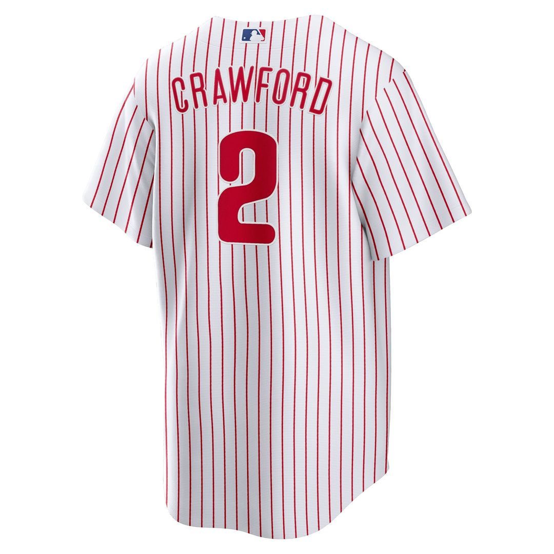 Philadelphia Phillies Justin Crawford Home Replica Jersey | White