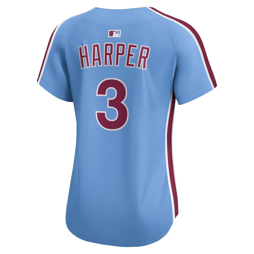 Philadelphia Phillies Bryce Harper Women's Alternate Limited Jersey | Light Blue