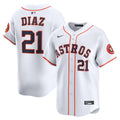 Houston Astros Yainer Diaz Home Limited Jersey | White
