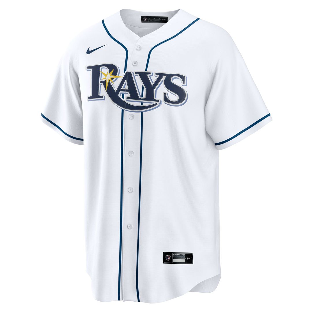 Tampa Bay Rays Junior Caminero Home Replica Jersey | White