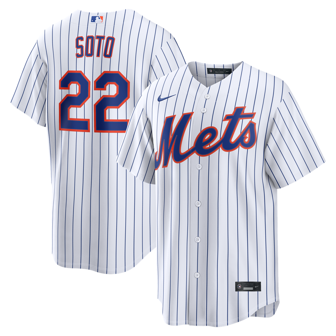 New York Mets Juan Soto Home Replica Jersey | White