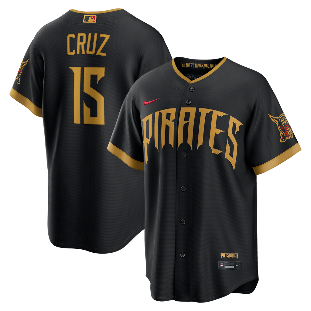 Pittsburgh Pirates Oneil Cruz 2026 City Connect Stadium Jersey | Black